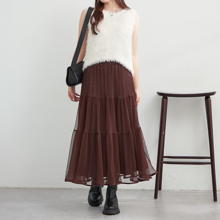 キラキラチュールスカート | RMAF　NICE CLAUP / OLIVE des OLIVE | 詳細画像22 