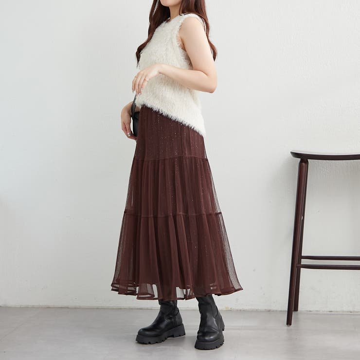 キラキラチュールスカート | RMAF　NICE CLAUP / OLIVE des OLIVE | 詳細画像23 