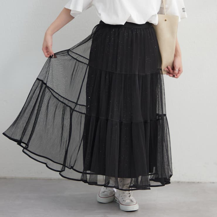 キラキラチュールスカート | RMAF　NICE CLAUP / OLIVE des OLIVE | 詳細画像25 