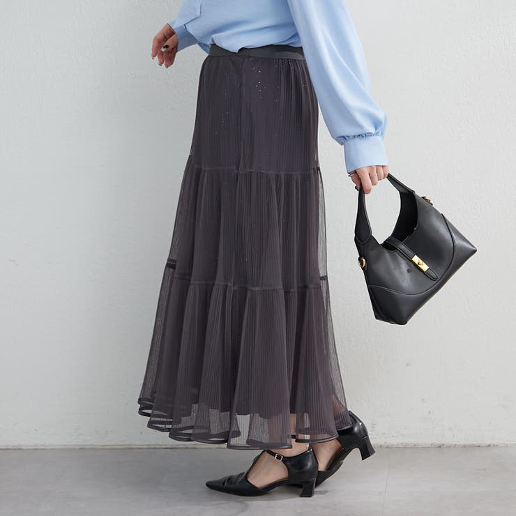 キラキラチュールスカート | RMAF　NICE CLAUP / OLIVE des OLIVE | 詳細画像3 