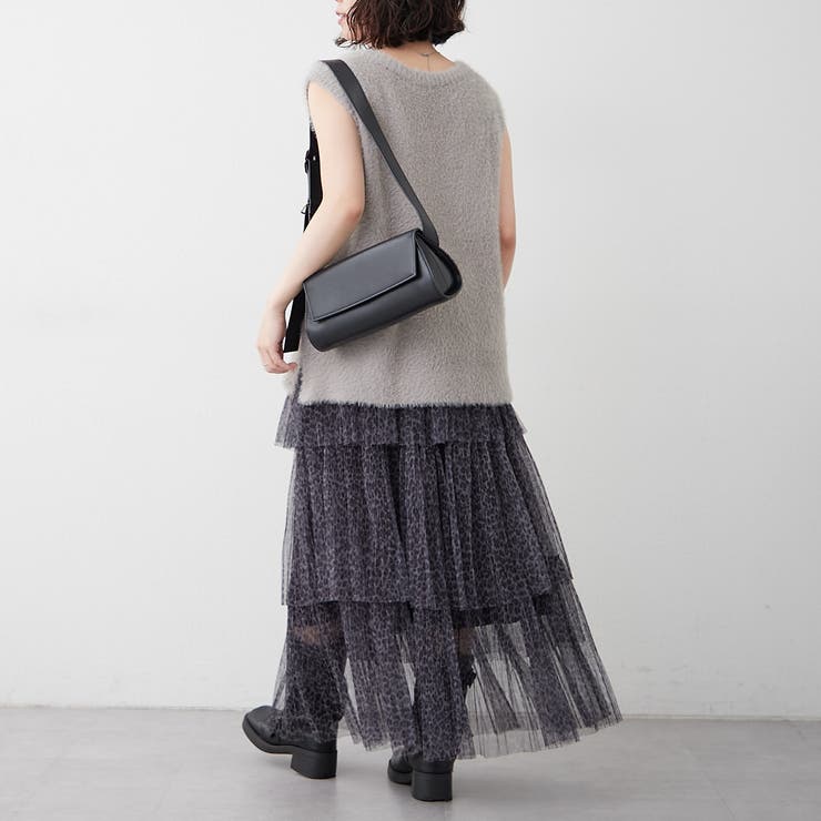 レオパードチュールスカート[品番：OLOW0016491]｜RMAF NICE CLAUP