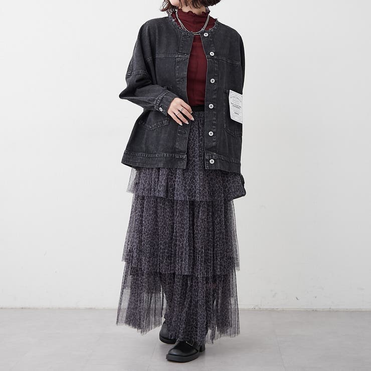 レオパードチュールスカート[品番：OLOW0016491]｜RMAF NICE CLAUP