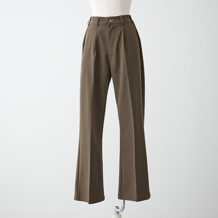 ★MASSIMO DUTTI★ リネン フレアパンツ ブラウン ブラウン（茶色）系 Massimo Dutti(マッシモドゥッティ) パンツ