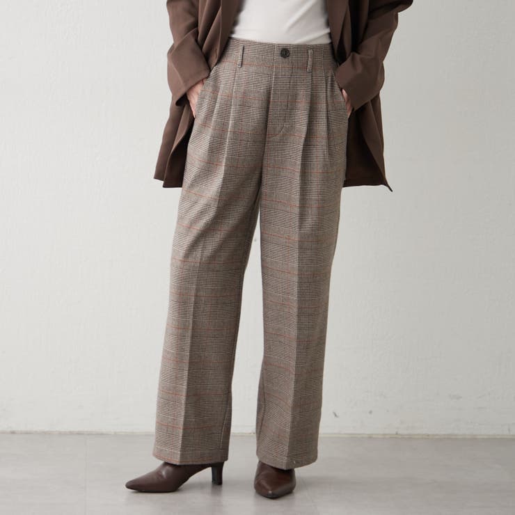 ベージュ | 裏起毛で暖かい♪アソートパンツ | RMAF　NICE CLAUP / OLIVE des OLIVE