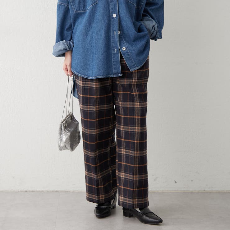 ネイビー | 裏起毛で暖かい♪アソートパンツ | RMAF　NICE CLAUP / OLIVE des OLIVE