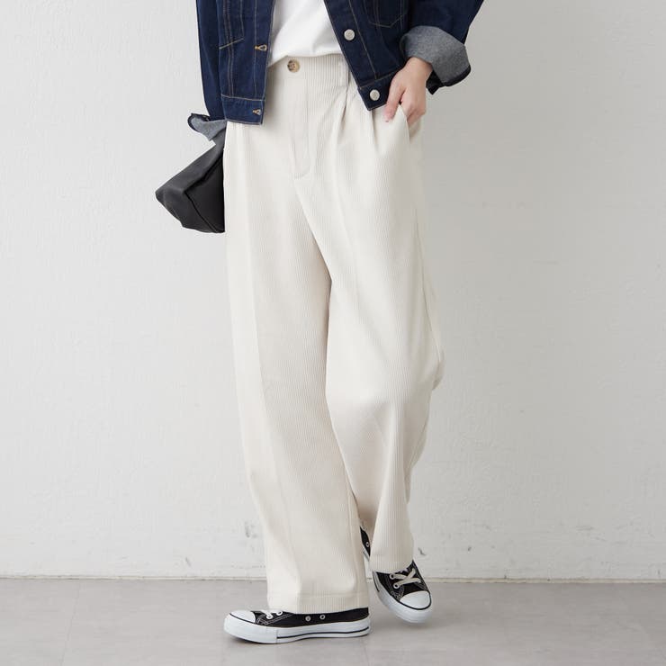 裏起毛で暖かい、コールタックパンツ | RMAF　NICE CLAUP / OLIVE des OLIVE | 詳細画像9 