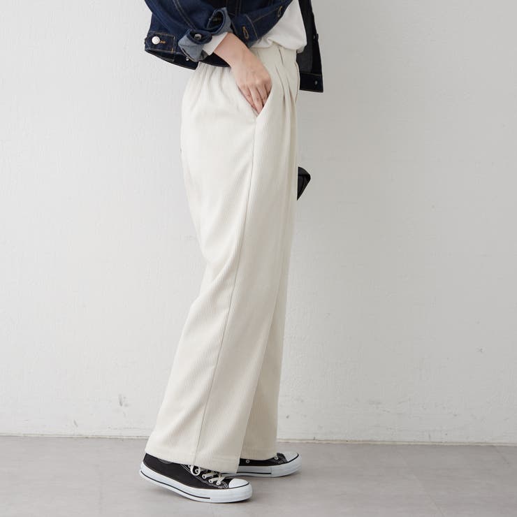 裏起毛で暖かい、コールタックパンツ | RMAF　NICE CLAUP / OLIVE des OLIVE | 詳細画像11 