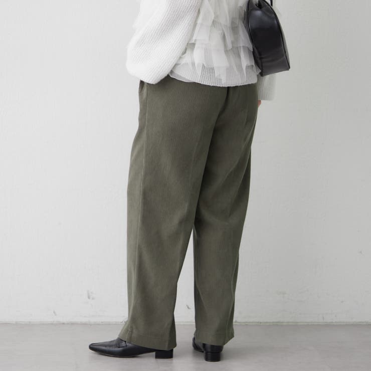 裏起毛で暖かい、コールタックパンツ | RMAF　NICE CLAUP / OLIVE des OLIVE | 詳細画像19 