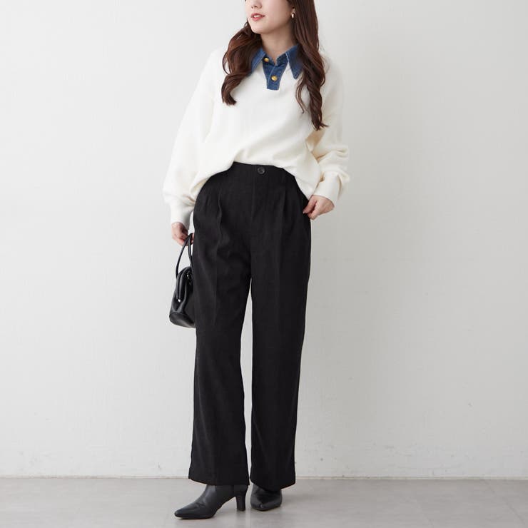 裏起毛で暖かい、コールタックパンツ | RMAF　NICE CLAUP / OLIVE des OLIVE | 詳細画像29 