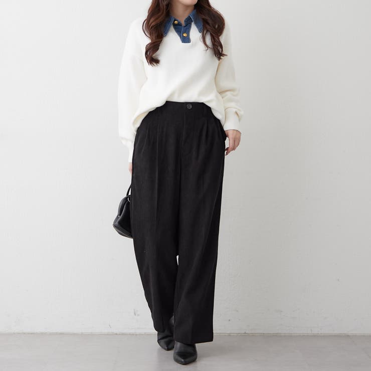 裏起毛で暖かい、コールタックパンツ | RMAF　NICE CLAUP / OLIVE des OLIVE | 詳細画像31 