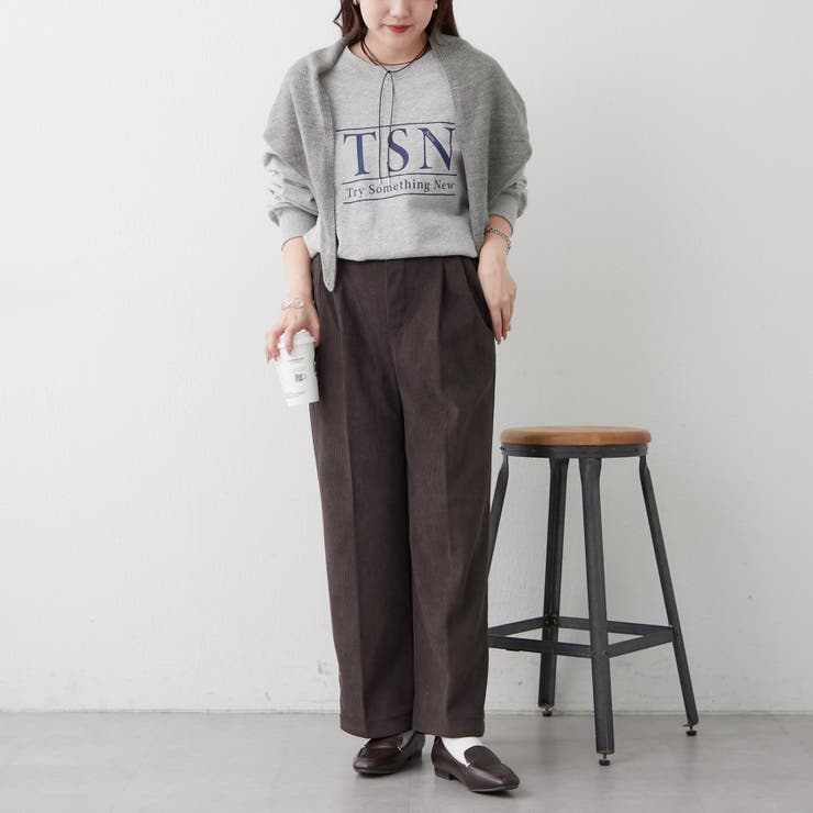 裏起毛で暖かい、コールタックパンツ | RMAF　NICE CLAUP / OLIVE des OLIVE | 詳細画像5 