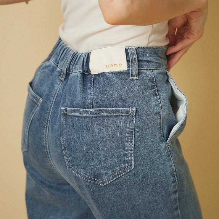 【nane】3サイズ展開 ストレートデニムフレアパンツ | RMAF　NICE CLAUP / OLIVE des OLIVE | 詳細画像14 