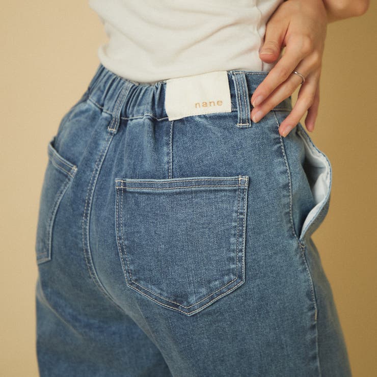 【nane】3サイズ展開 ストレートデニムフレアパンツ | RMAF　NICE CLAUP / OLIVE des OLIVE | 詳細画像19 