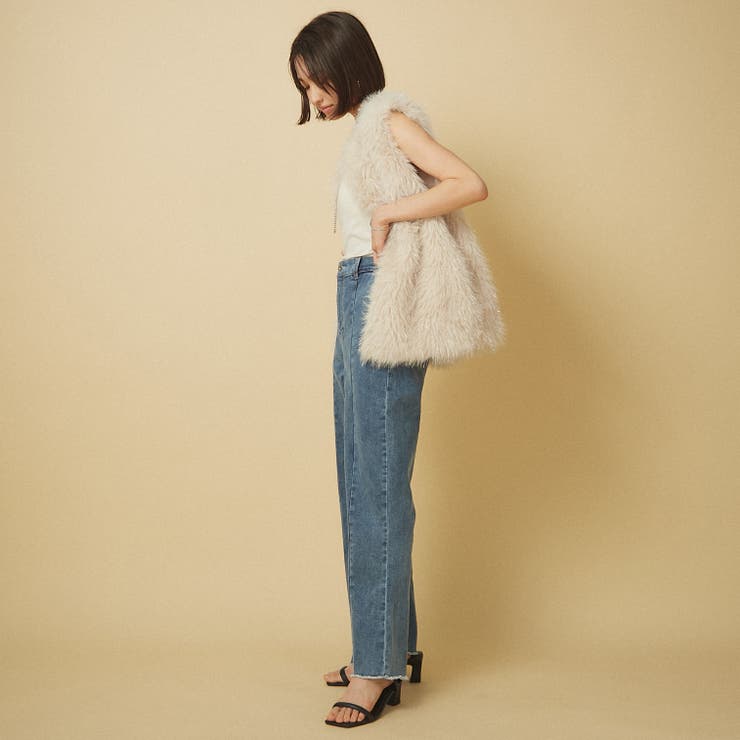 【nane】3サイズ展開 ストレートデニムフレアパンツ | RMAF　NICE CLAUP / OLIVE des OLIVE | 詳細画像22 