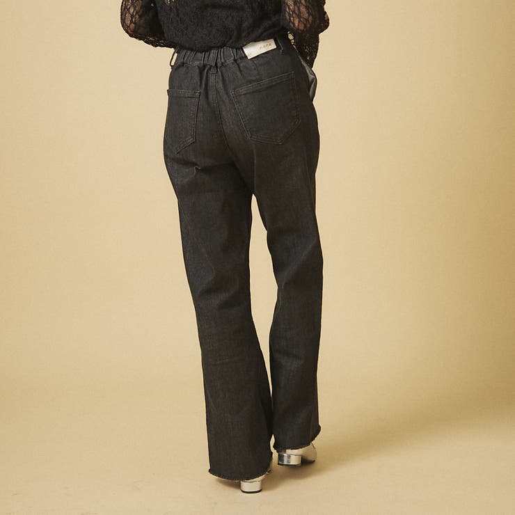 【nane】3サイズ展開 ストレートデニムフレアパンツ | RMAF　NICE CLAUP / OLIVE des OLIVE | 詳細画像28 