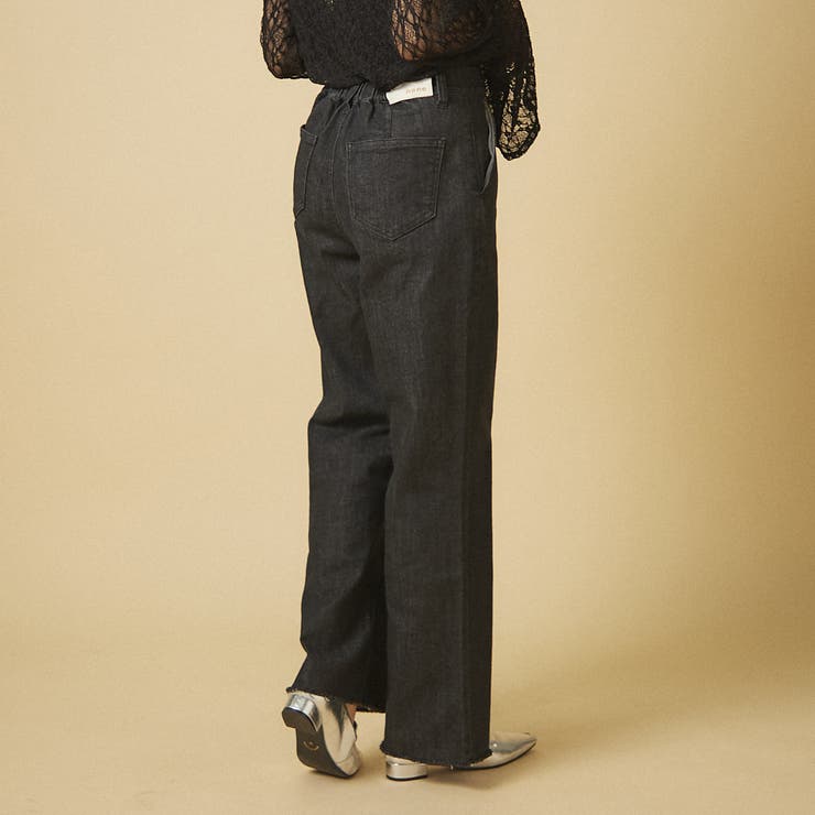 【nane】3サイズ展開 ストレートデニムフレアパンツ | RMAF　NICE CLAUP / OLIVE des OLIVE | 詳細画像29 