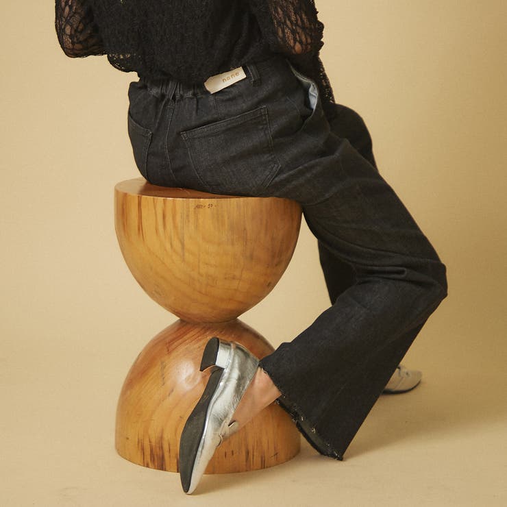 【nane】3サイズ展開 ストレートデニムフレアパンツ | RMAF　NICE CLAUP / OLIVE des OLIVE | 詳細画像30 