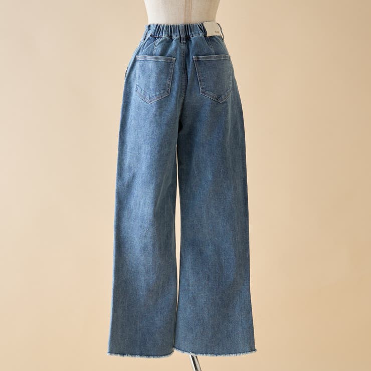 【nane】3サイズ展開 ストレートデニムフレアパンツ | RMAF　NICE CLAUP / OLIVE des OLIVE | 詳細画像55 