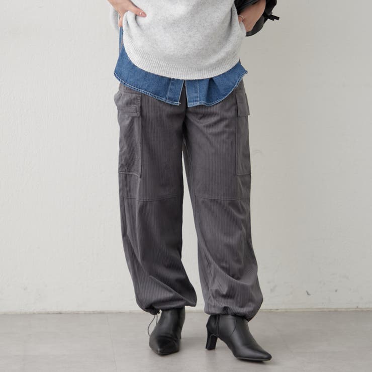 チャコール | コールカーゴパンツ | RMAF　NICE CLAUP / OLIVE des OLIVE