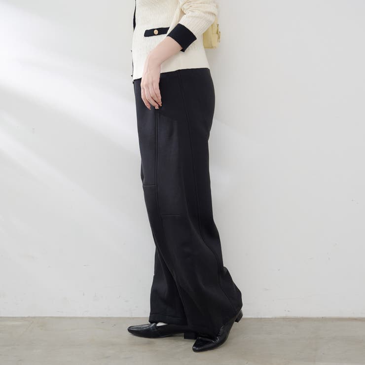裏起毛で暖かい、スウェットカーブパンツ | RMAF　NICE CLAUP / OLIVE des OLIVE | 詳細画像22 