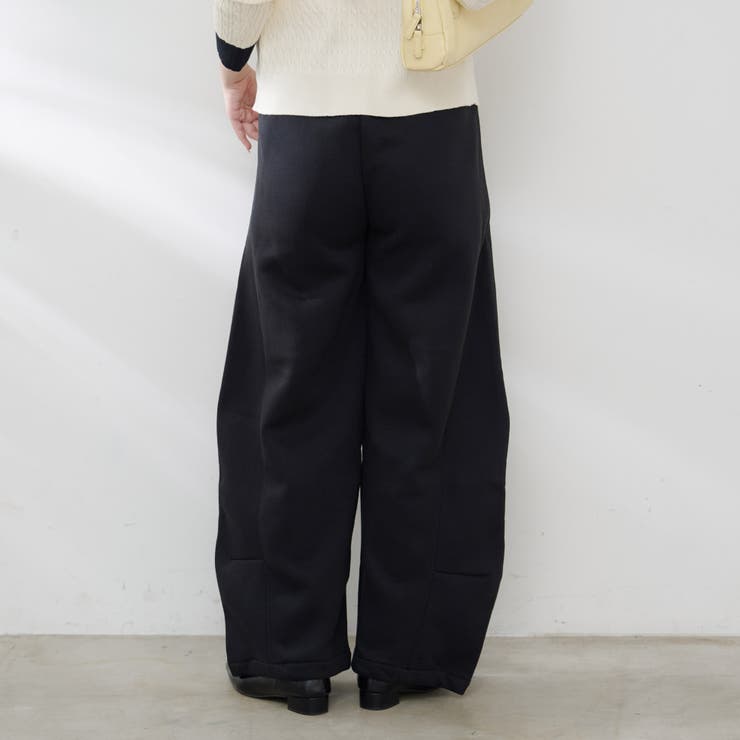 裏起毛で暖かい、スウェットカーブパンツ | RMAF　NICE CLAUP / OLIVE des OLIVE | 詳細画像23 