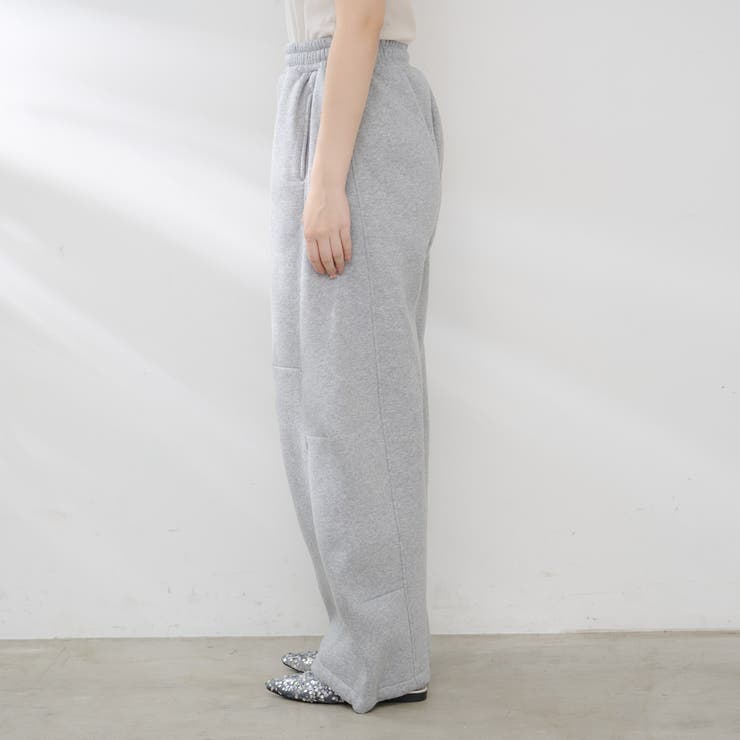 裏起毛で暖かい、スウェットカーブパンツ | RMAF　NICE CLAUP / OLIVE des OLIVE | 詳細画像28 