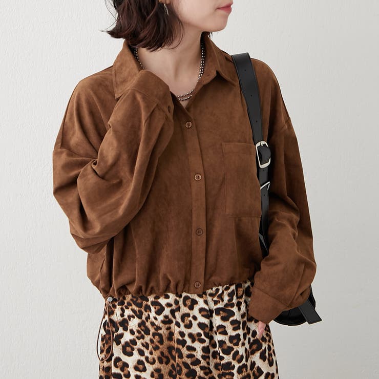 裾ドロストシャツ[品番：OLOW0016745]｜RMAF NICE CLAUP / OLIVE des