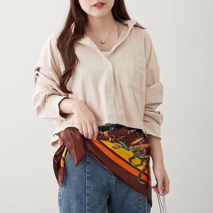 裾ドロストシャツ[品番：OLOW0016745]｜RMAF NICE CLAUP / OLIVE des