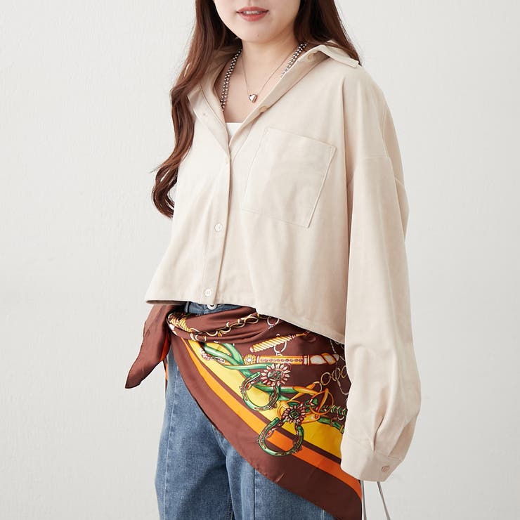 裾ドロストシャツ[品番：OLOW0016745]｜RMAF NICE CLAUP / OLIVE des