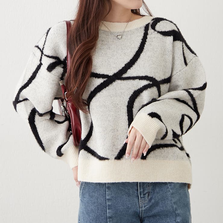 ビッグリボン柄プルオーバー | RMAF　NICE CLAUP / OLIVE des OLIVE | 詳細画像12 