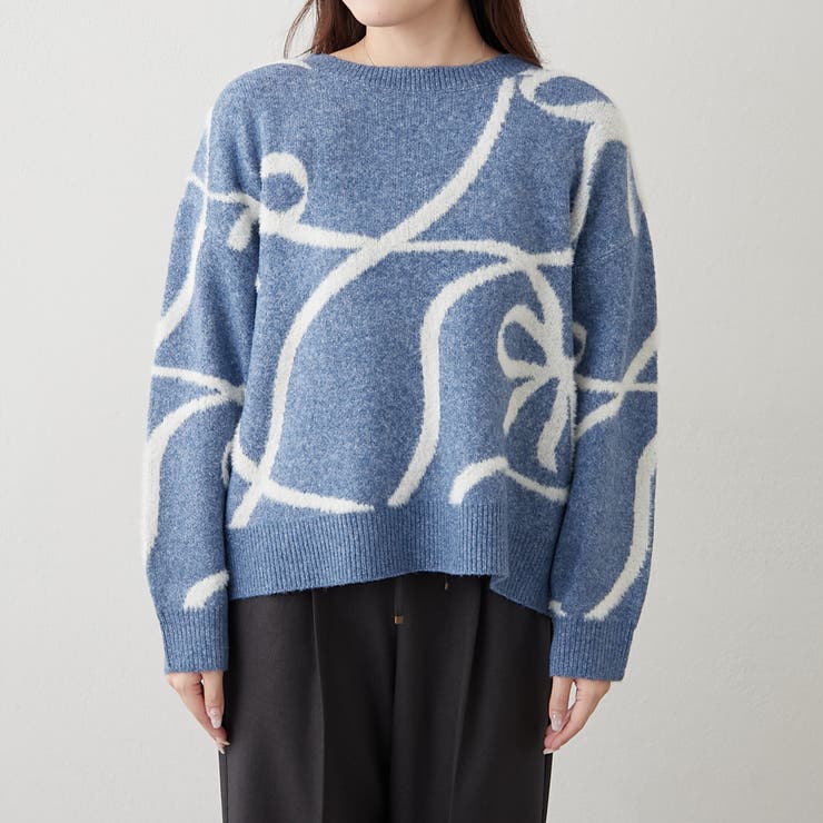 ビッグリボン柄プルオーバー | RMAF　NICE CLAUP / OLIVE des OLIVE | 詳細画像27 