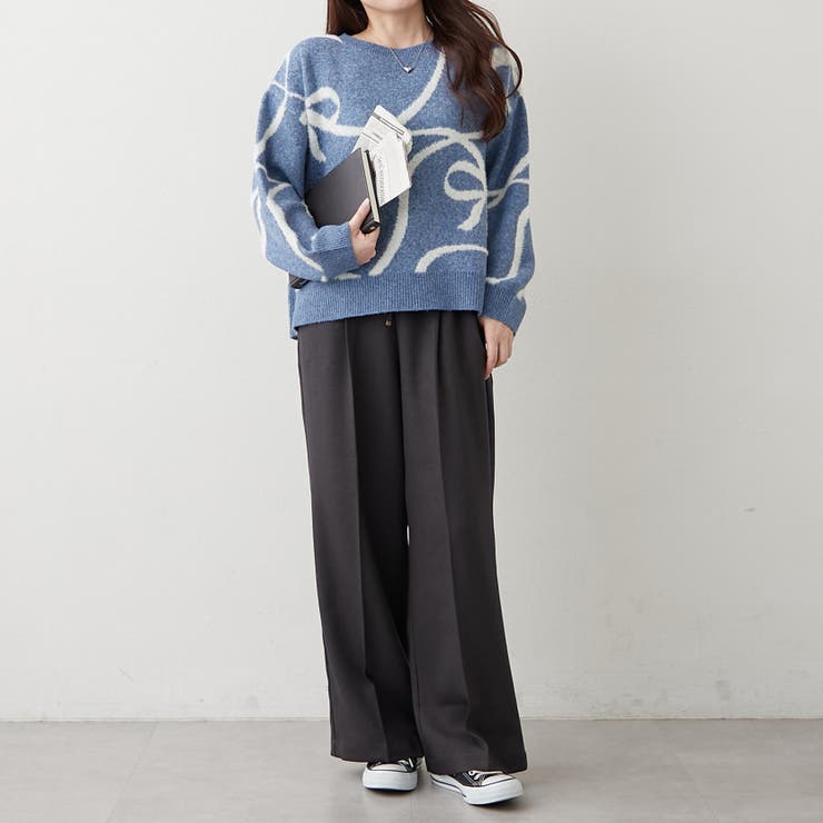 ビッグリボン柄プルオーバー | RMAF　NICE CLAUP / OLIVE des OLIVE | 詳細画像7 