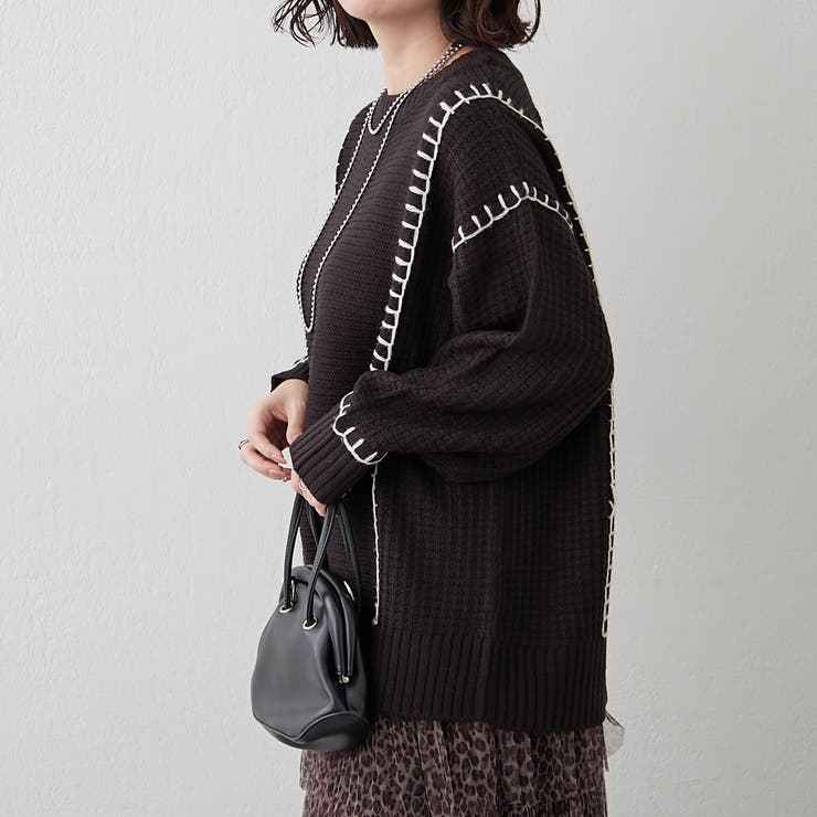 ブランケットステッチクループルオーバー | RMAF　NICE CLAUP / OLIVE des OLIVE | 詳細画像28 