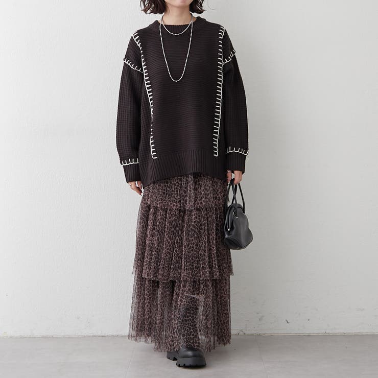 ブランケットステッチクループルオーバー | RMAF　NICE CLAUP / OLIVE des OLIVE | 詳細画像30 