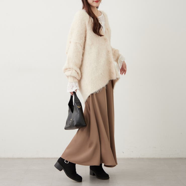 【6色展開】シャギーVカーディガン | RMAF　NICE CLAUP / OLIVE des OLIVE | 詳細画像13 