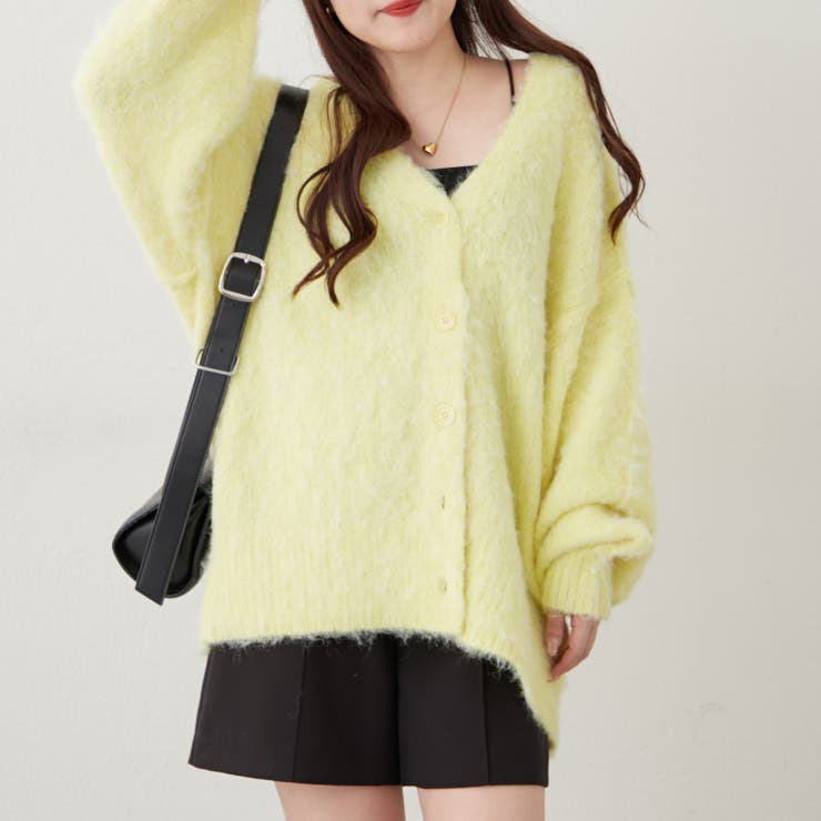 【6色展開】シャギーVカーディガン | RMAF　NICE CLAUP / OLIVE des OLIVE | 詳細画像18 