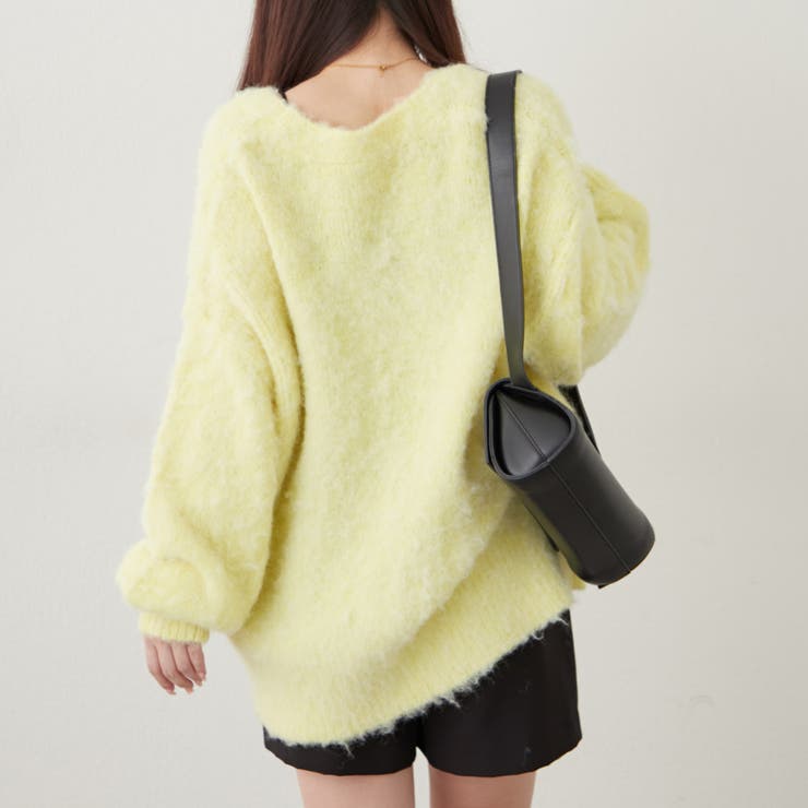 【6色展開】シャギーVカーディガン | RMAF　NICE CLAUP / OLIVE des OLIVE | 詳細画像21 