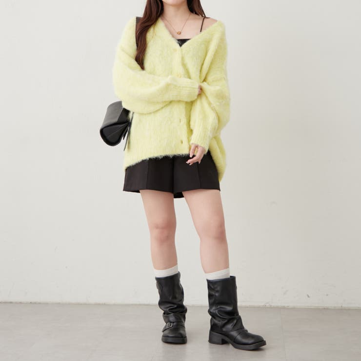 【6色展開】シャギーVカーディガン | RMAF　NICE CLAUP / OLIVE des OLIVE | 詳細画像23 