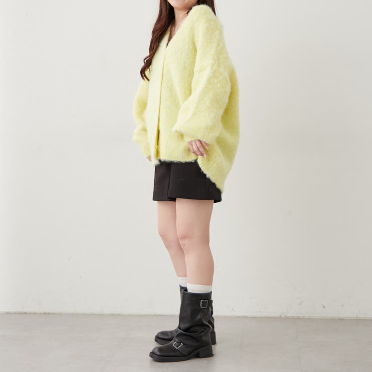 【6色展開】シャギーVカーディガン | RMAF　NICE CLAUP / OLIVE des OLIVE | 詳細画像25 