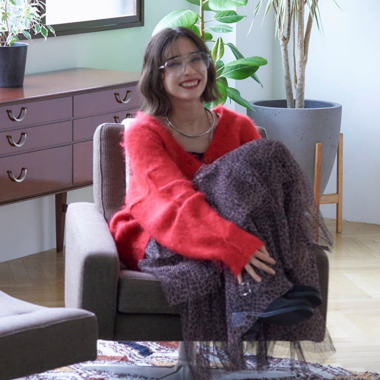 【6色展開】シャギーVカーディガン | RMAF　NICE CLAUP / OLIVE des OLIVE | 詳細画像29 