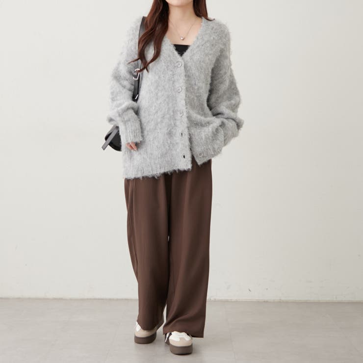 【6色展開】シャギーVカーディガン | RMAF　NICE CLAUP / OLIVE des OLIVE | 詳細画像40 