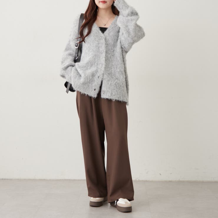 【6色展開】シャギーVカーディガン | RMAF　NICE CLAUP / OLIVE des OLIVE | 詳細画像41 