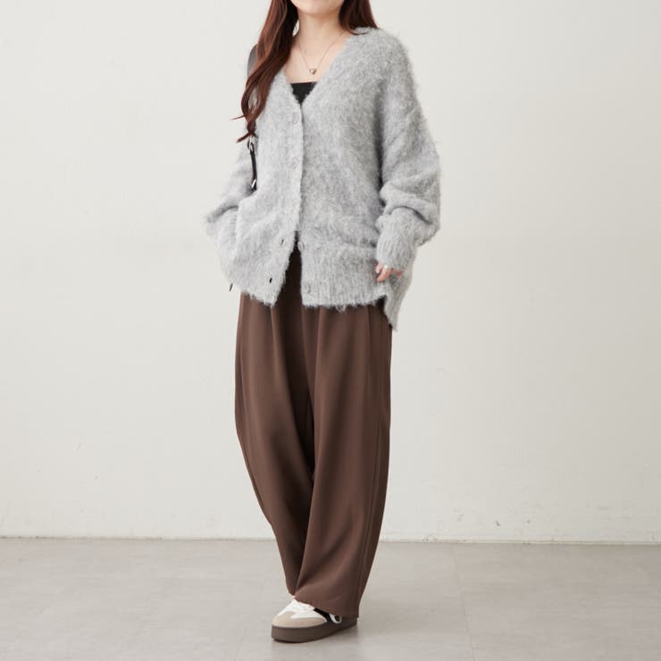 【6色展開】シャギーVカーディガン | RMAF　NICE CLAUP / OLIVE des OLIVE | 詳細画像42 