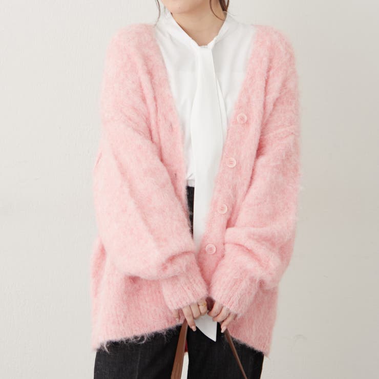 【6色展開】シャギーVカーディガン | RMAF　NICE CLAUP / OLIVE des OLIVE | 詳細画像44 