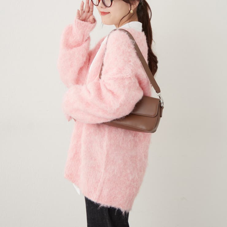 【6色展開】シャギーVカーディガン | RMAF　NICE CLAUP / OLIVE des OLIVE | 詳細画像46 