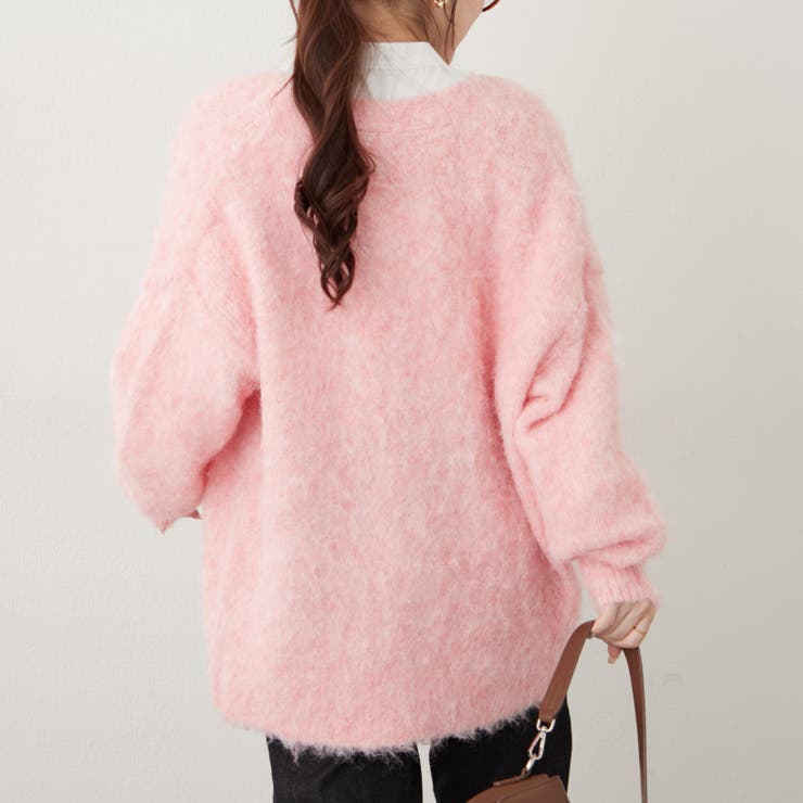 【6色展開】シャギーVカーディガン | RMAF　NICE CLAUP / OLIVE des OLIVE | 詳細画像47 