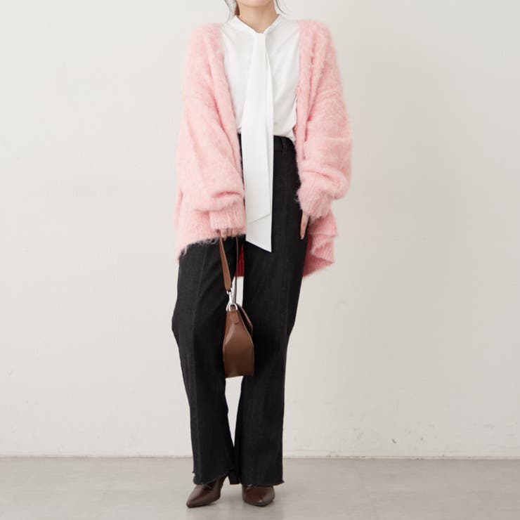 【6色展開】シャギーVカーディガン | RMAF　NICE CLAUP / OLIVE des OLIVE | 詳細画像50 