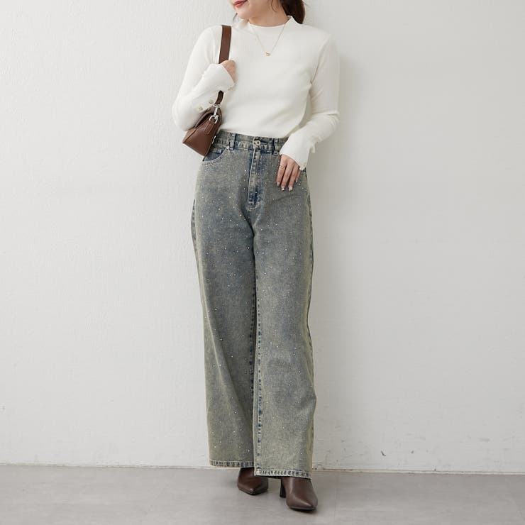 【8色展開】袖ボタンハイネックリブプルオーバー | RMAF　NICE CLAUP / OLIVE des OLIVE | 詳細画像22 