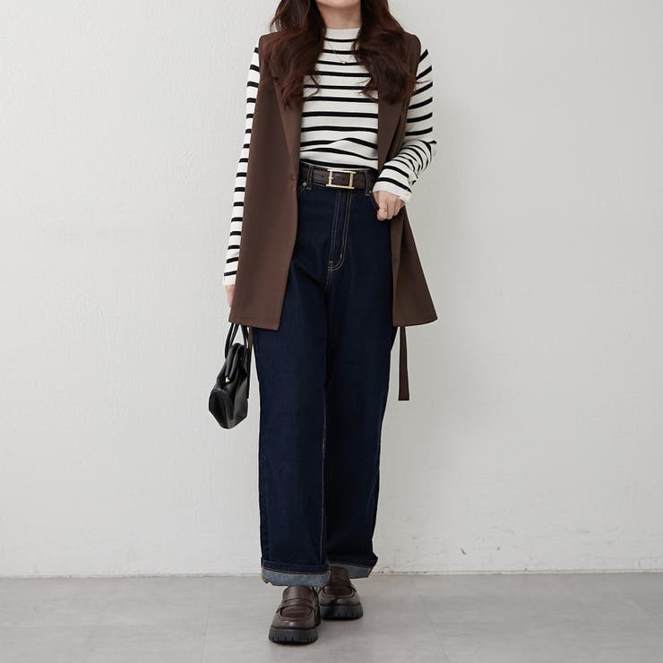【8色展開】袖ボタンハイネックリブプルオーバー | RMAF　NICE CLAUP / OLIVE des OLIVE | 詳細画像29 