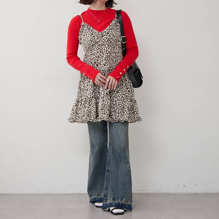 【8色展開】袖ボタンハイネックリブプルオーバー | RMAF　NICE CLAUP / OLIVE des OLIVE | 詳細画像36 